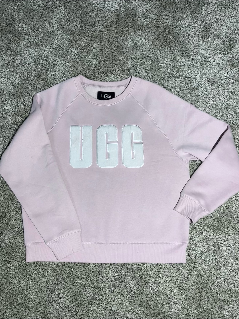 UGG Sweater Womens Light Pink Crewneck Sweatshirt Size Medium NWT